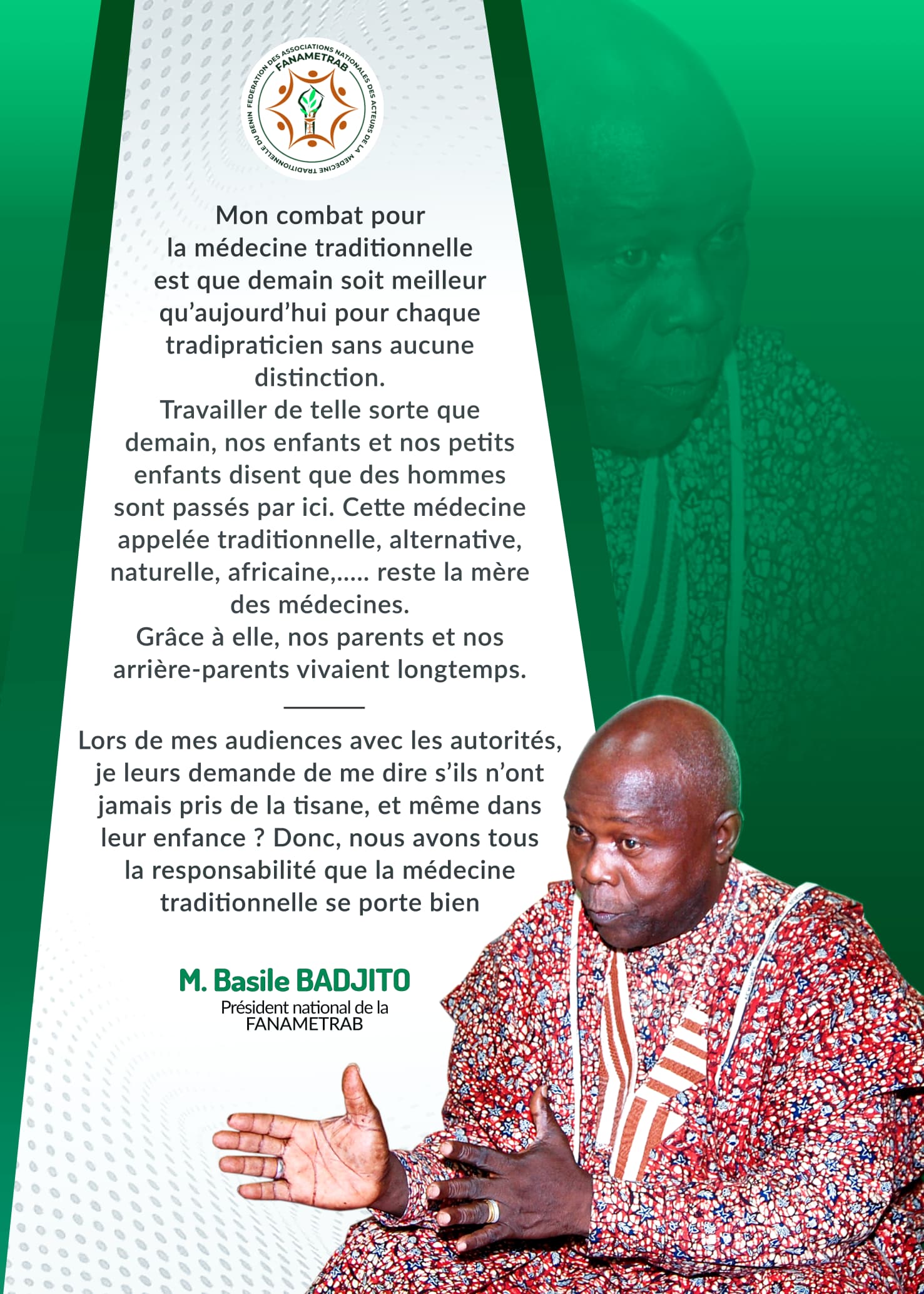 Un combat pour la reconnaissance de notre médecine