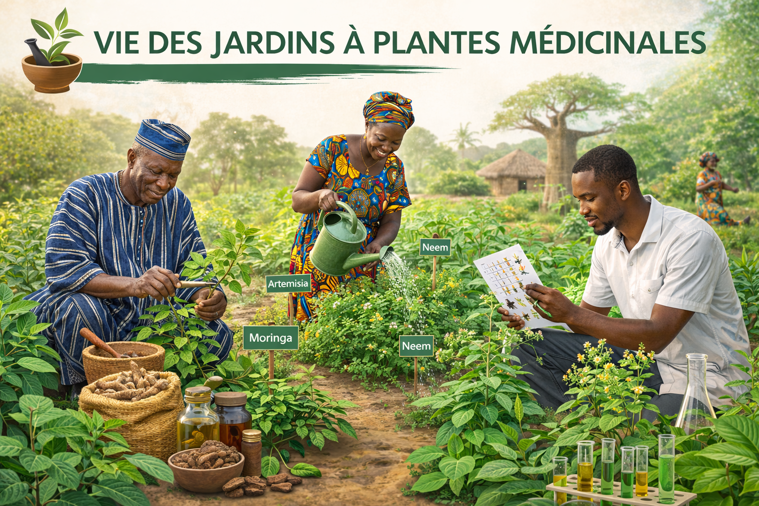 Vie des jardins a plantes médicinales